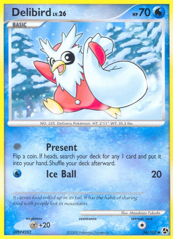 Image for Delibird (36/106) (Great Encounters) - Pokemon