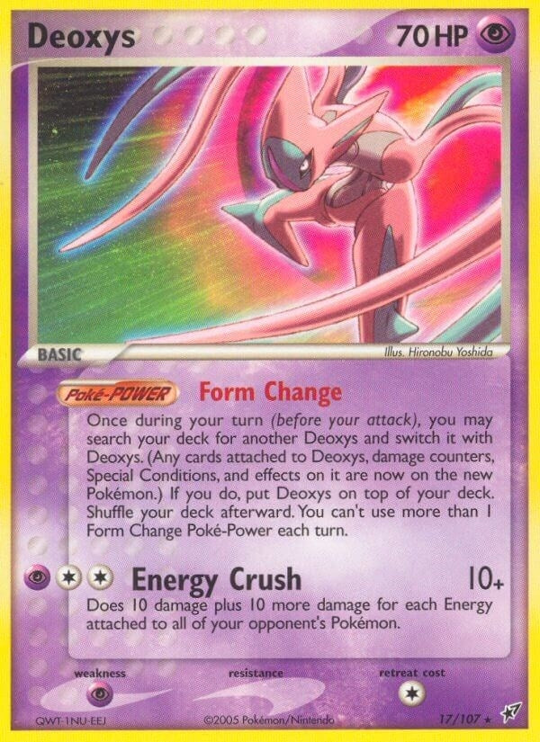 Image for Deoxys (Attack Forme) (17/107) (Deoxys) - Pokemon