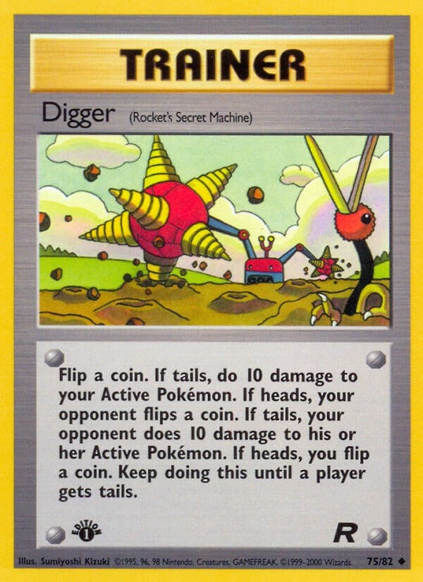 Image for Digger (Rocket's Secret Machine) (75/82) (Team Rocket) - Pokemon