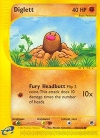 Image for Diglett (106/165) (Expedition) - Pokemon