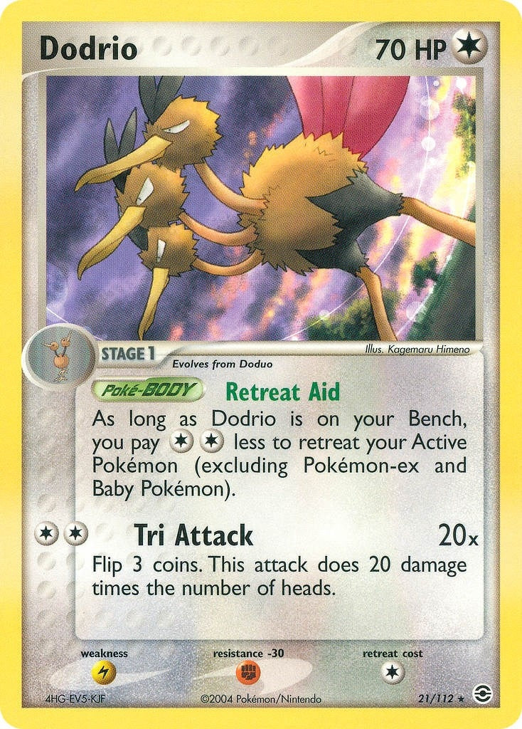 Image for Dodrio (21/112) (FireRed & LeafGreen) - Pokemon