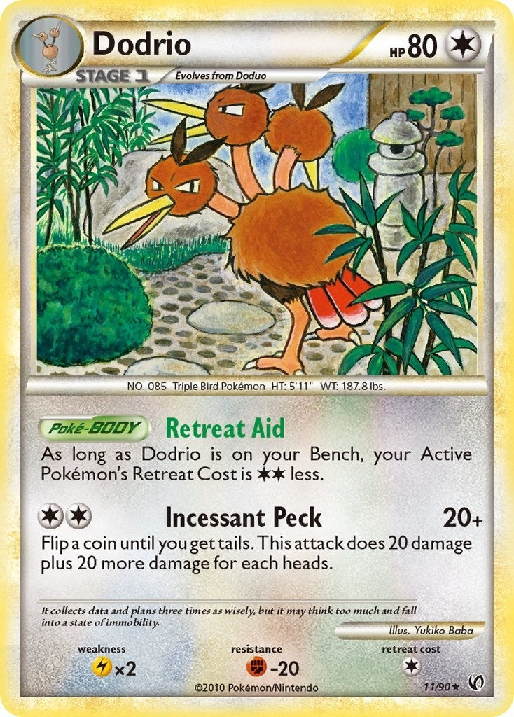 Image for Dodrio (11/90) (Undaunted) - Pokemon