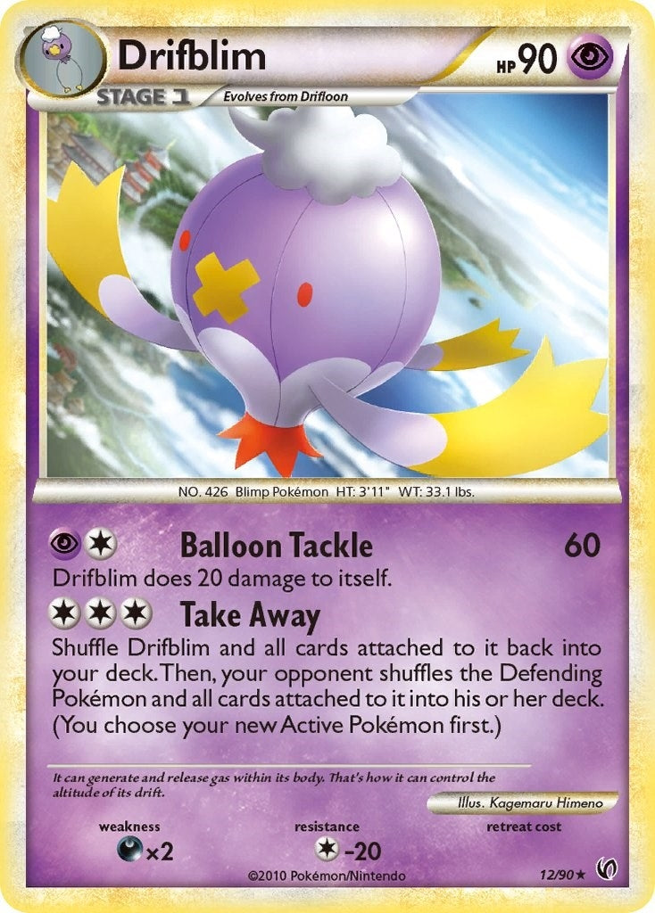 Image for Drifblim (12/90) (Undaunted) - Pokemon