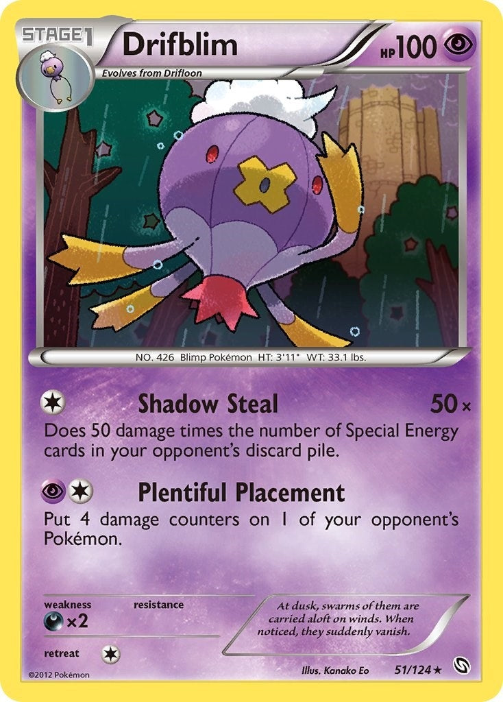 Image for Drifblim (51/124) (Dragons Exalted) - Pokemon
