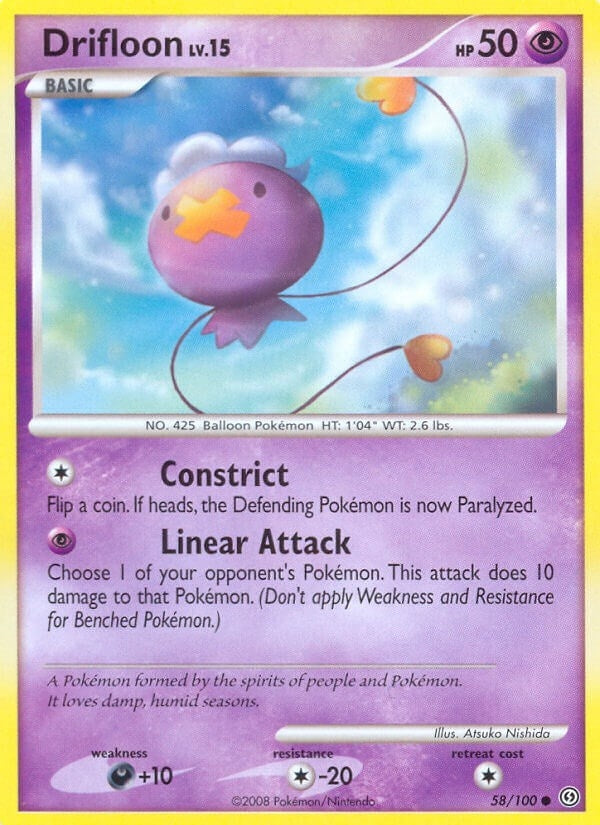 Image for Drifloon (58/100) (Stormfront) - Pokemon