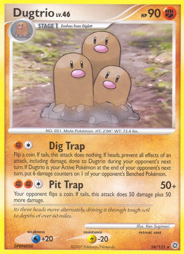 Image for Dugtrio (24/132) (Secret Wonders) - Pokemon