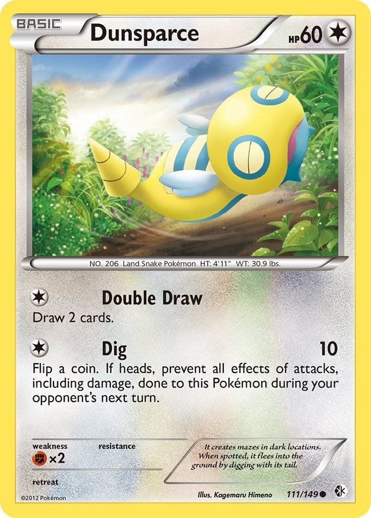 Image for Dunsparce (111/149) (Boundaries Crossed) - Pokemon