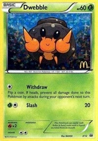Image for Dwebble (003/012) (McDonald's Promos 2012) - Pokemon