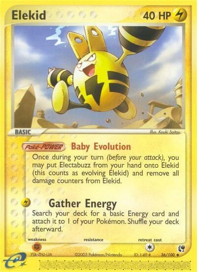 Image for Elekid (36/100) (Sandstorm) - Pokemon