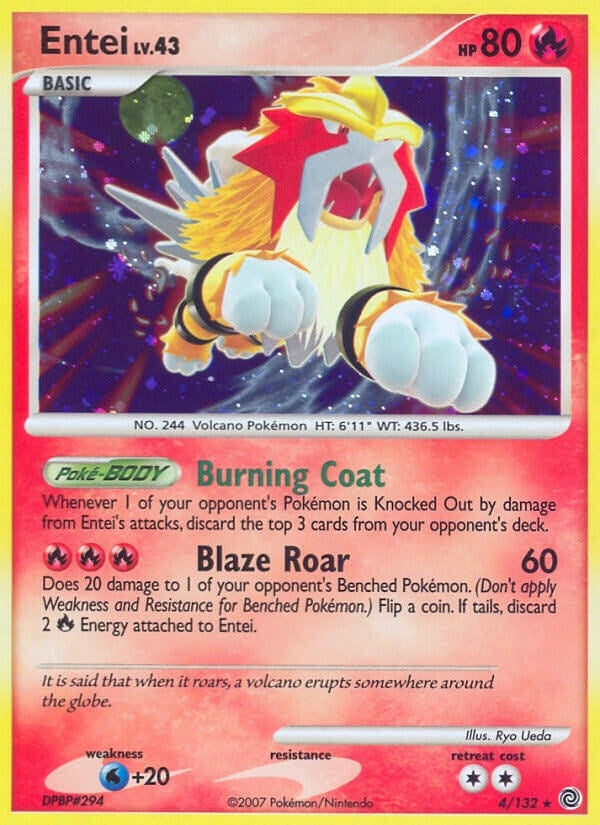 Image for Entei (4/132) (Secret Wonders) - Pokemon