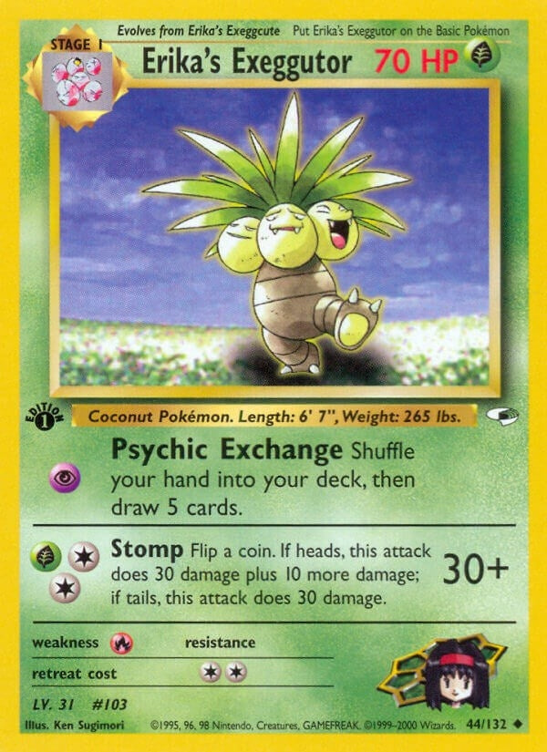 Image for Erika's Exeggutor (044/132) (Gym Heroes) - Pokemon