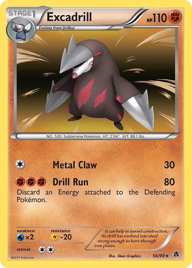 Image for Excadrill (56) (56/98) (Emerging Powers) - Pokemon