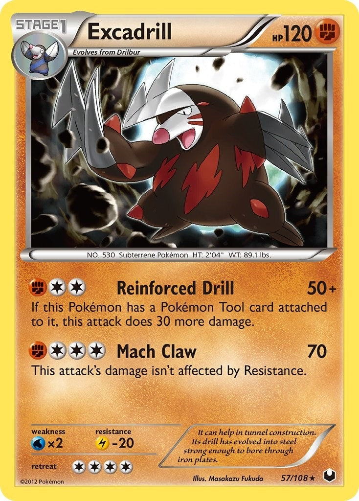 Image for Excadrill (57) (57/108) (Dark Explorers) - Pokemon