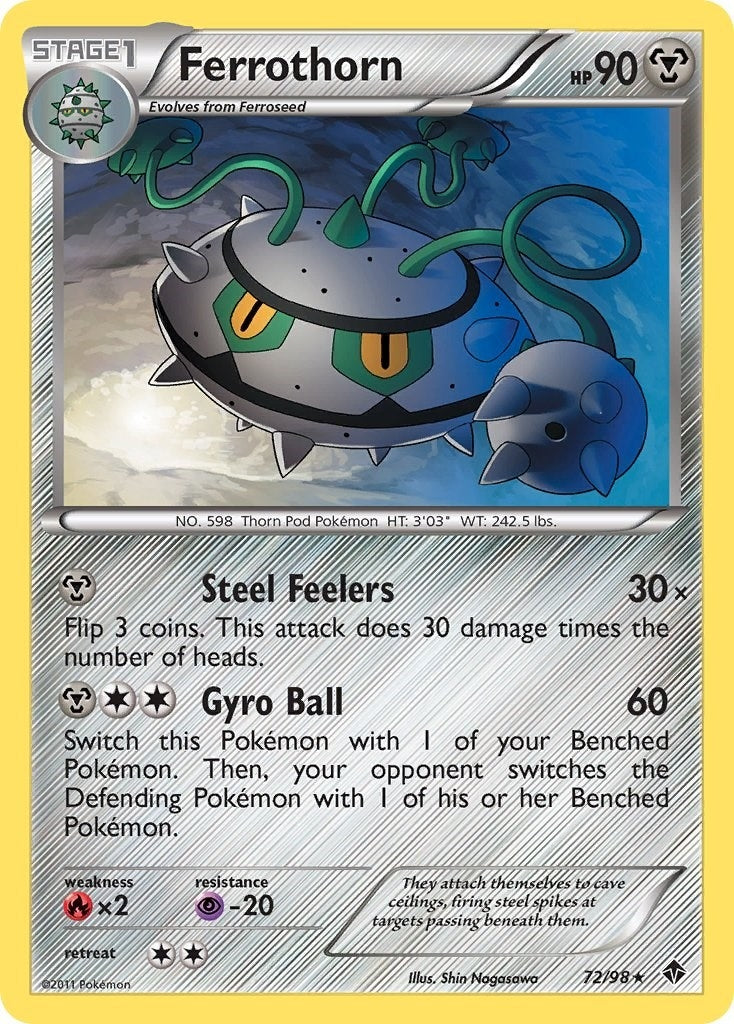 Image for Ferrothorn (72) (72/98) (Emerging Powers) - Pokemon