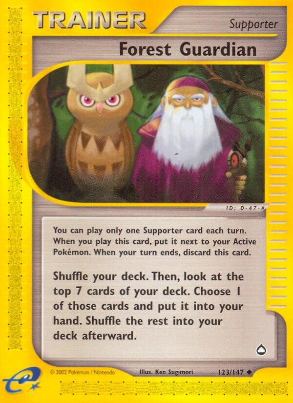 Image for Forest Guardian (123/147) (Aquapolis) - Pokemon