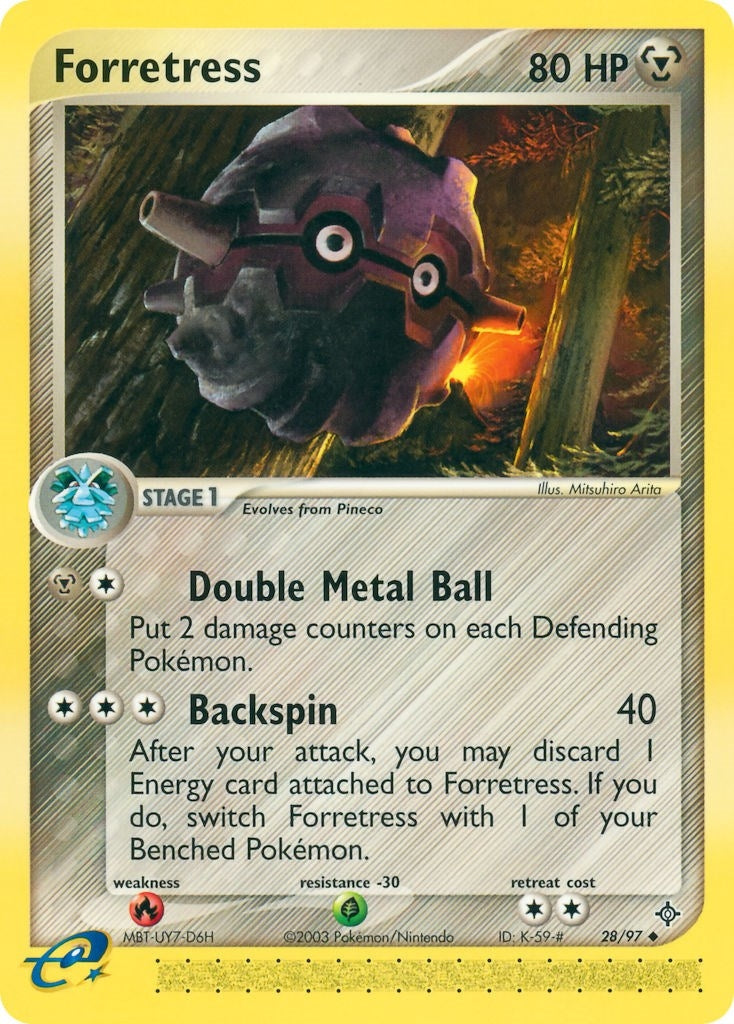 Image for Forretress (28/97) (Dragon) - Pokemon