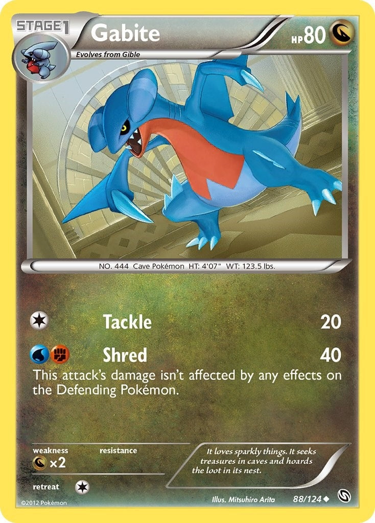 Image for Gabite (88) (88/124) (Dragons Exalted) - Pokemon