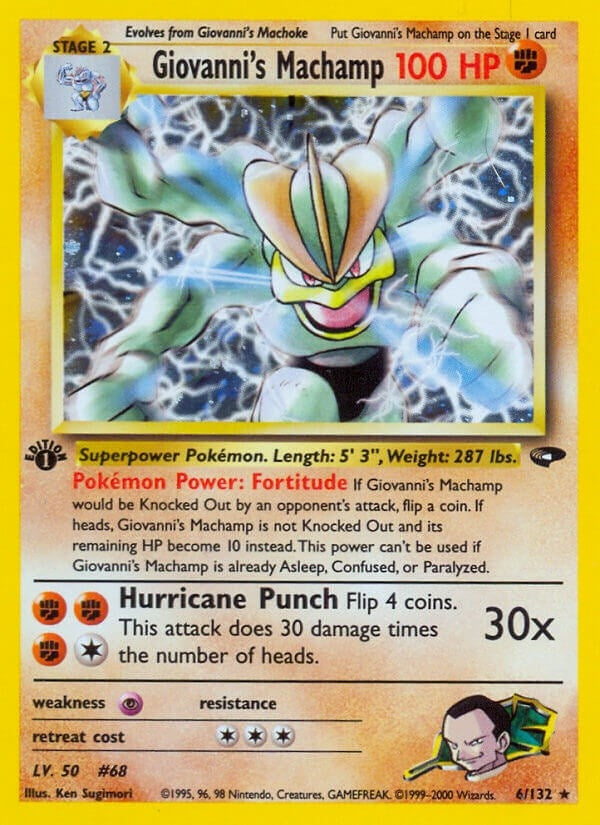 Image for Giovanni's Machamp (006/132) (Gym Challenge) - Pokemon
