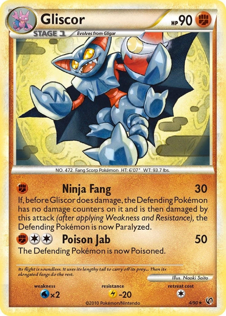 Image for Gliscor (4/90) (Undaunted) - Pokemon