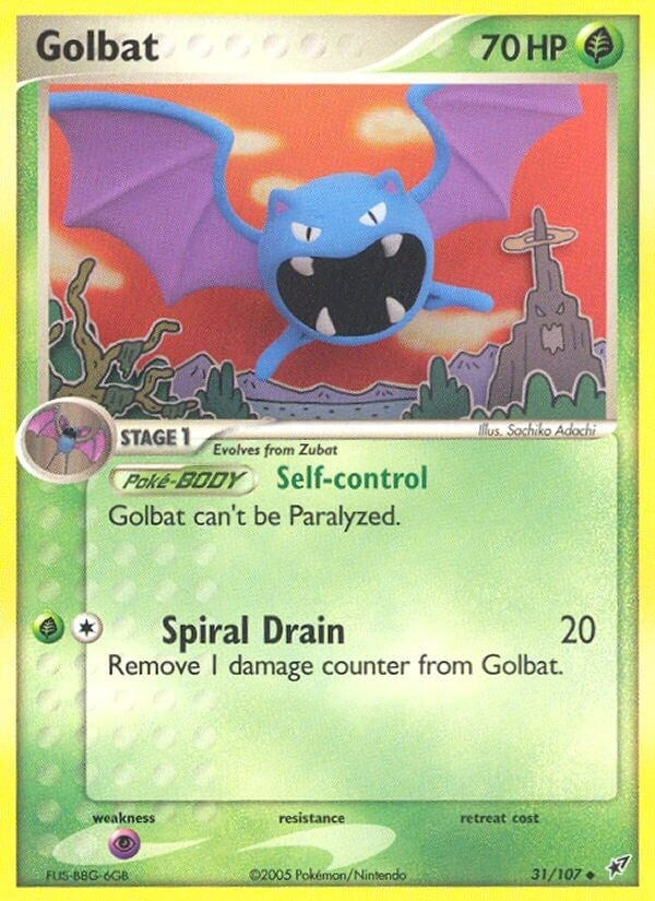 Image for Golbat (31/107) (Deoxys) - Pokemon