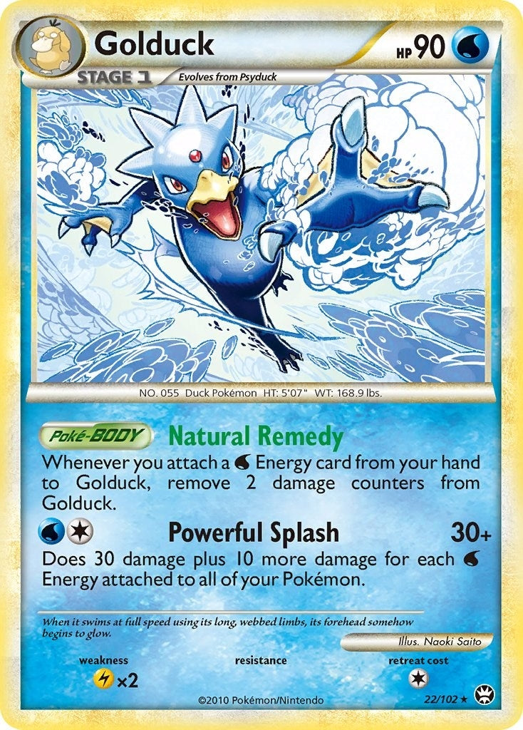 Image for Golduck (22/102) (Triumphant) - Pokemon