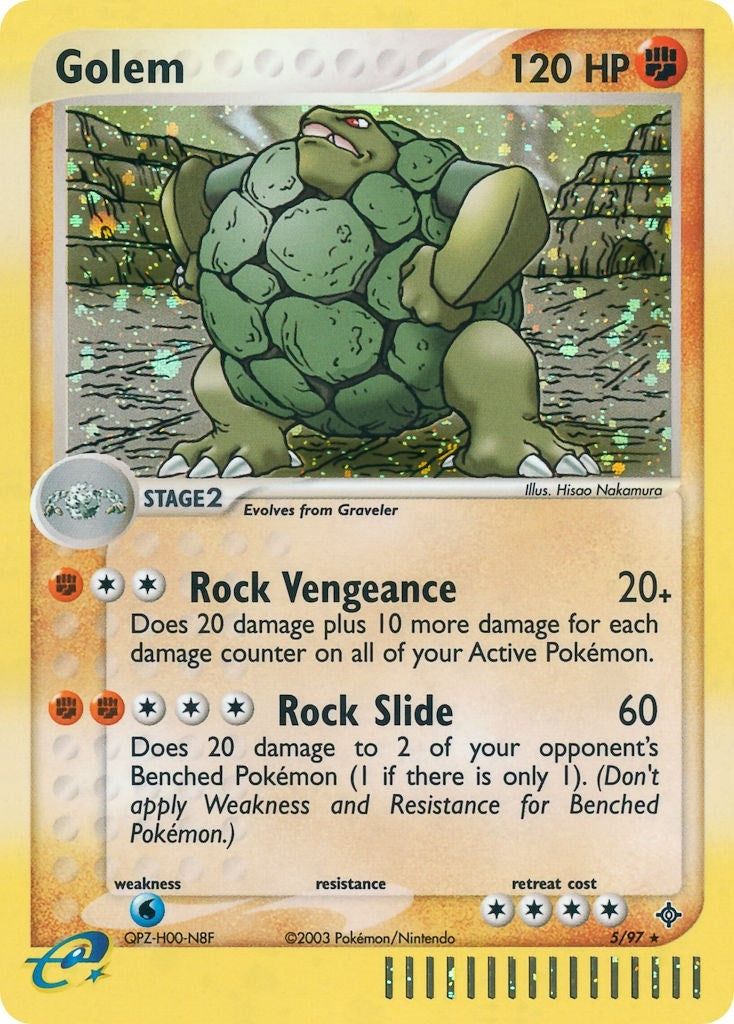 Image for Golem (5/97) (Dragon) - Pokemon