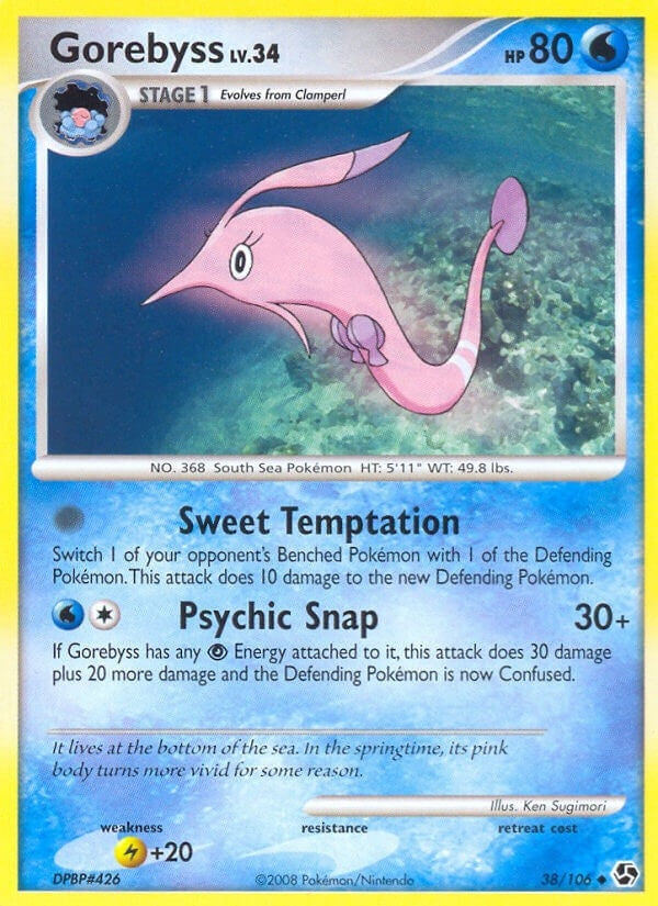 Image for Gorebyss (38/106) (Great Encounters) - Pokemon
