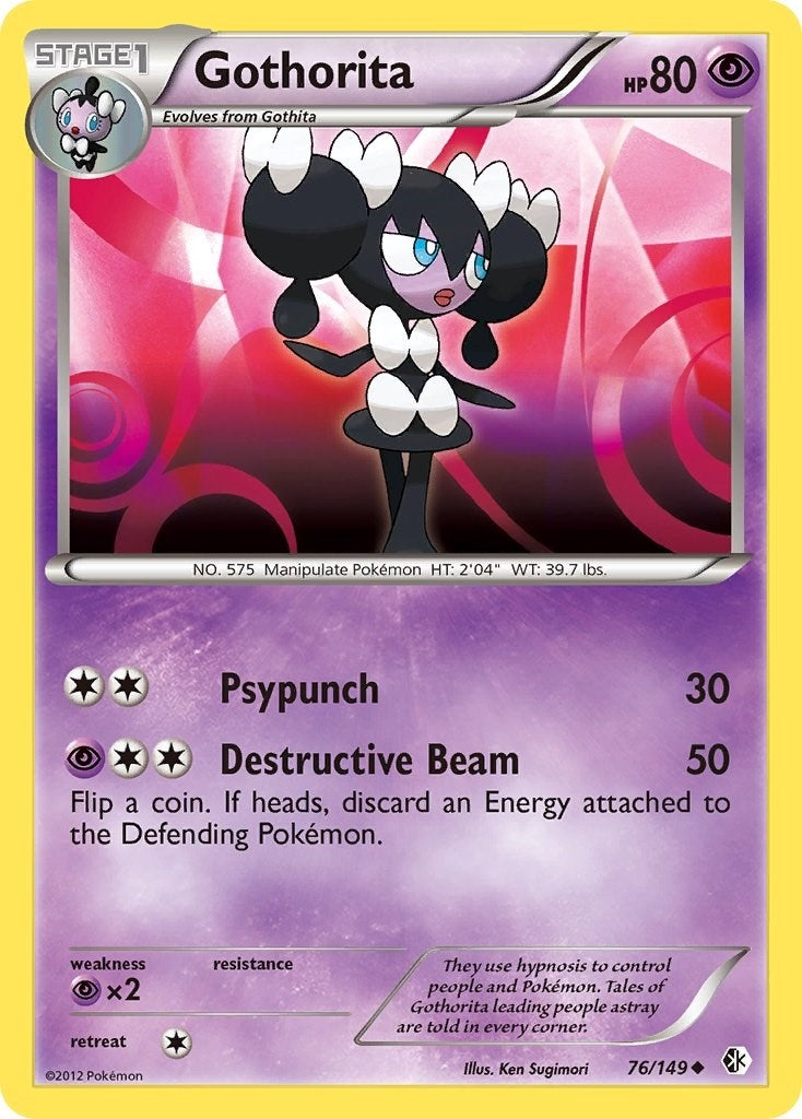 Image for Gothorita (76/149) (Boundaries Crossed) - Pokemon