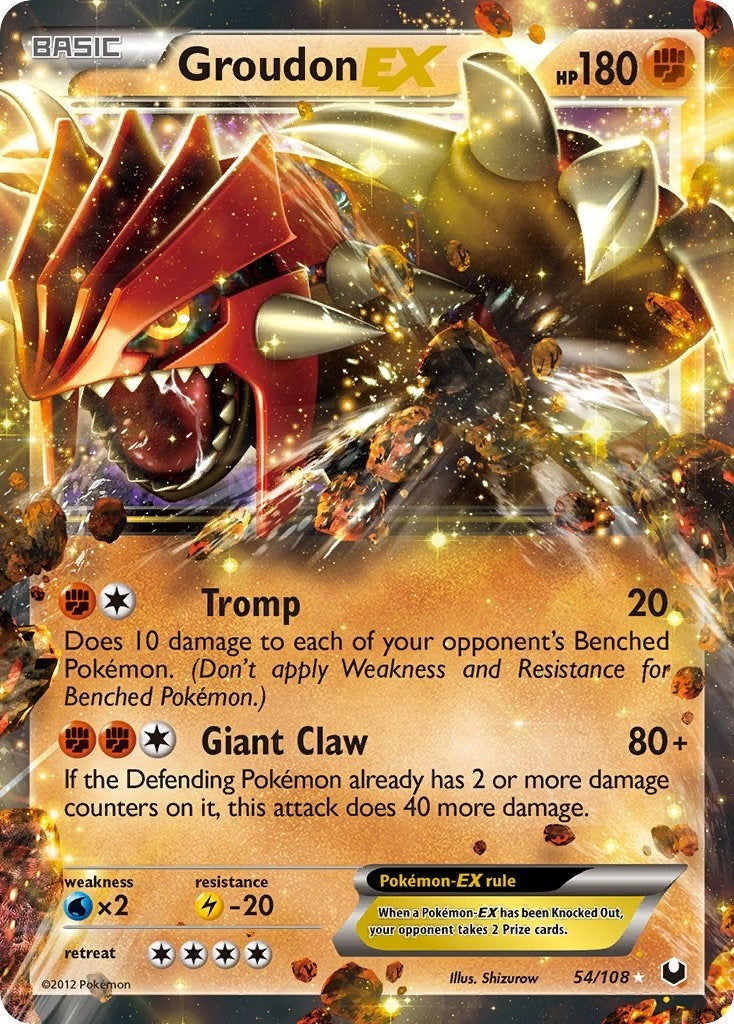 Image for Groudon EX (54/108) (Dark Explorers) - Pokemon