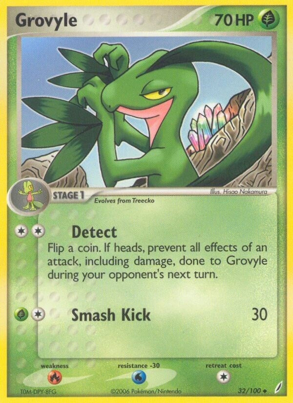 Image for Grovyle (32/100) (Crystal Guardians) - Pokemon