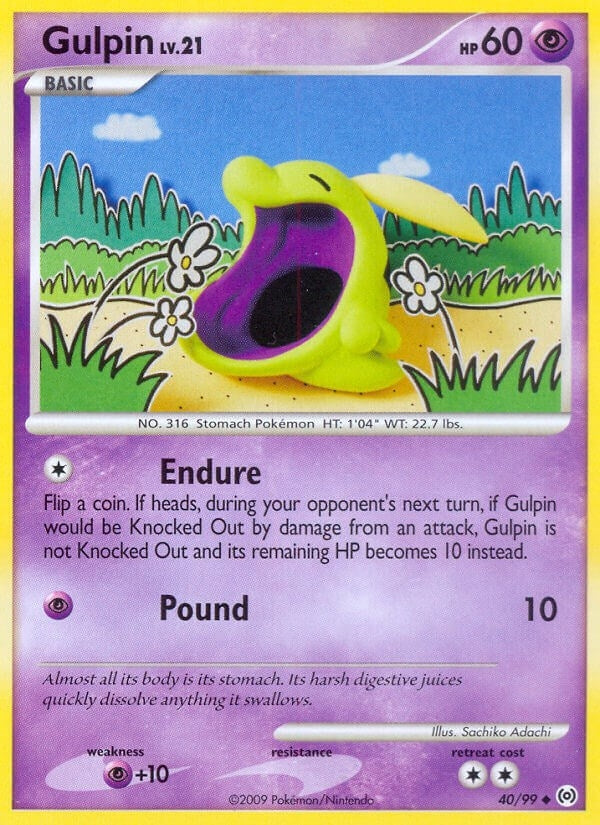 Image for Gulpin (40) (40/99) (Arceus) - Pokemon