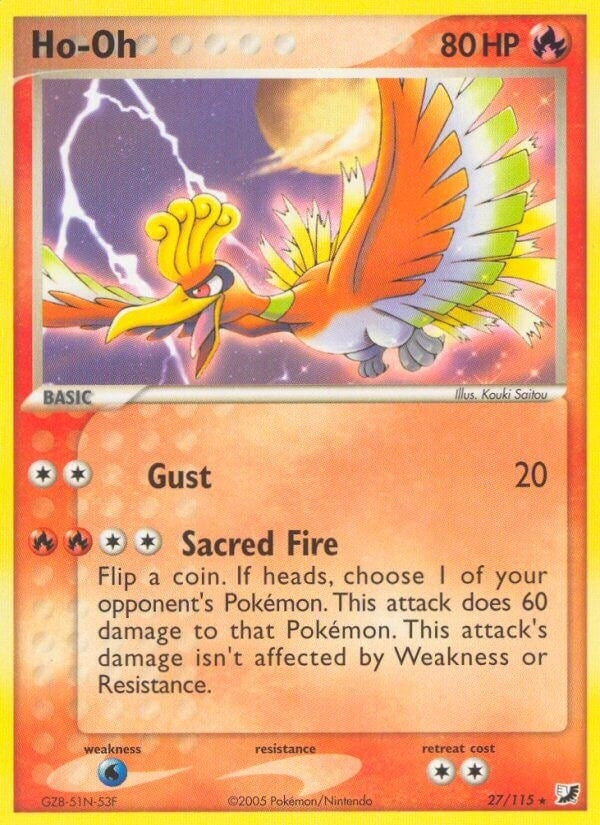 Image for Ho-Oh (27/115) (Unseen Forces) - Pokemon