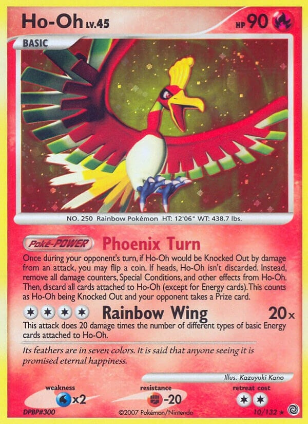 Image for Ho-Oh (10/132) (Secret Wonders) - Pokemon