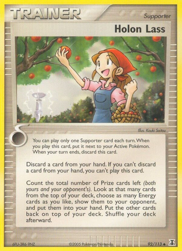 Image for Holon Lass (92/113) (Delta Species) - Pokemon