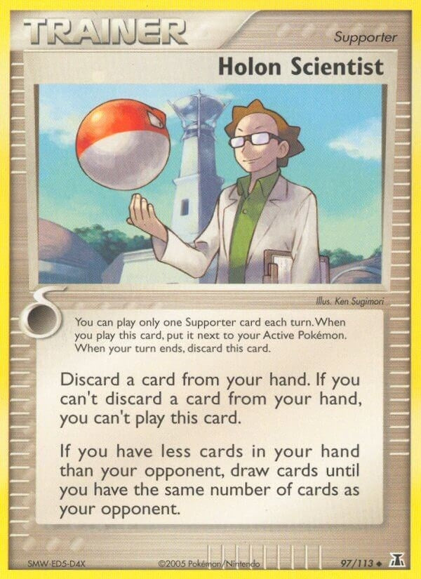 Image for Holon Scientist (97/113) (Delta Species) - Pokemon