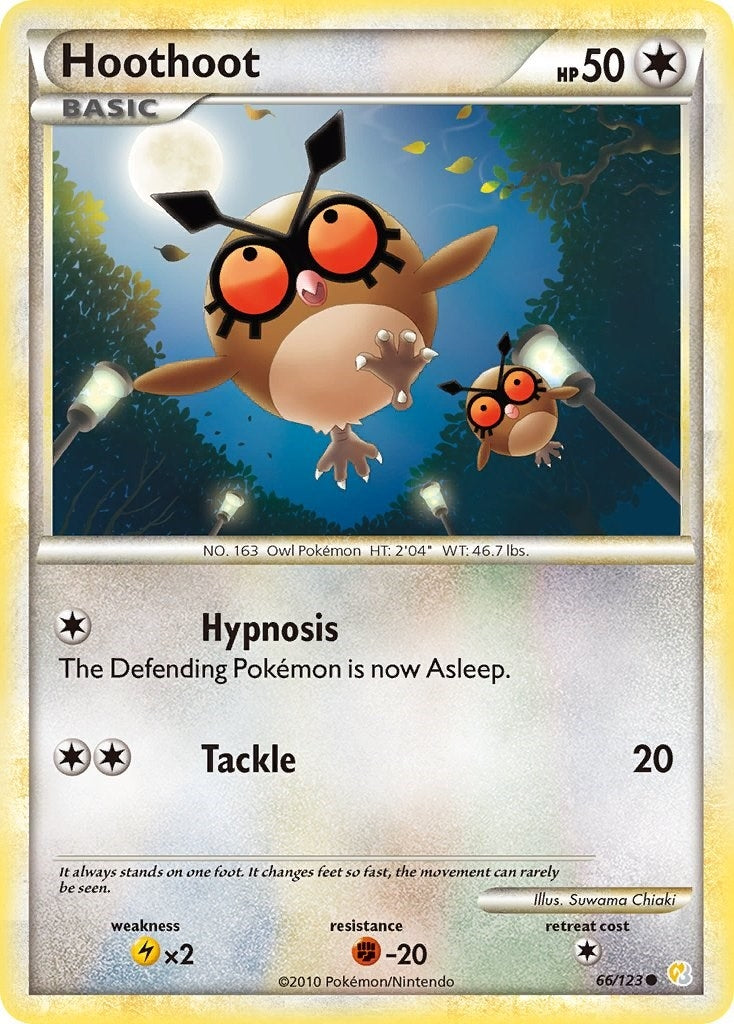 Image for Hoothoot (66/123) (HeartGold SoulSilver) - Pokemon