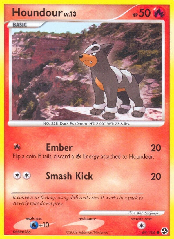 Image for Houndour (69/106) (Great Encounters) - Pokemon