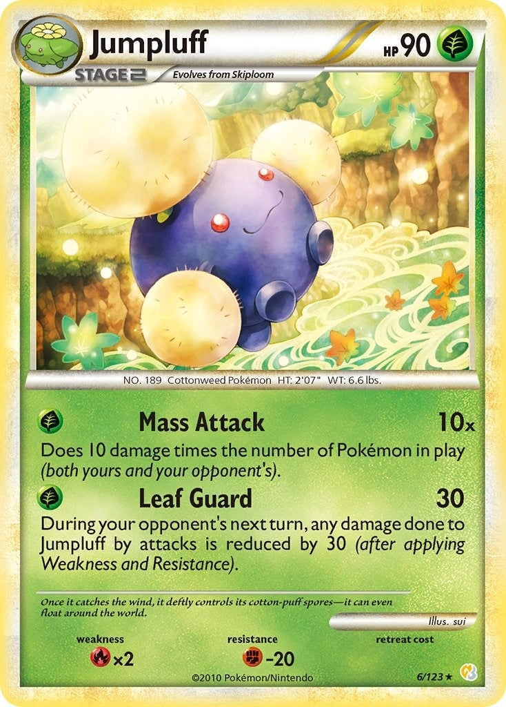 Image for Jumpluff (6/123) (HeartGold SoulSilver) - Pokemon