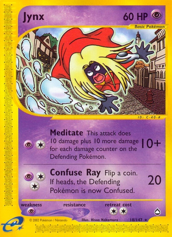 Image for Jynx (018/147) (Aquapolis) - Pokemon