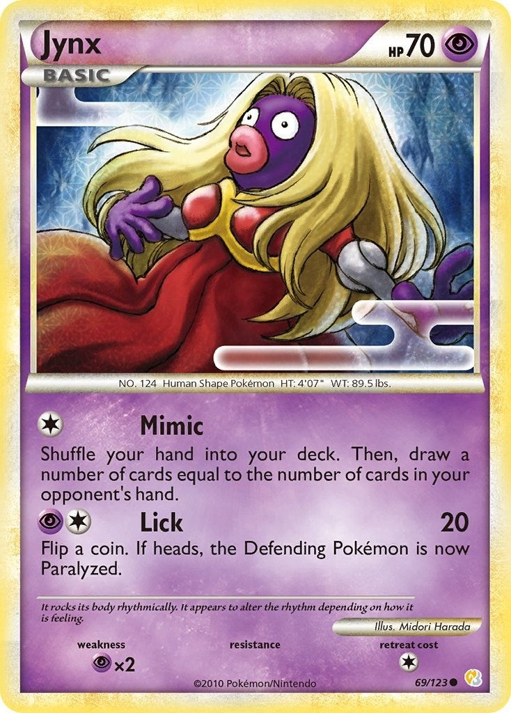 Image for Jynx (69/123) (HeartGold SoulSilver) - Pokemon