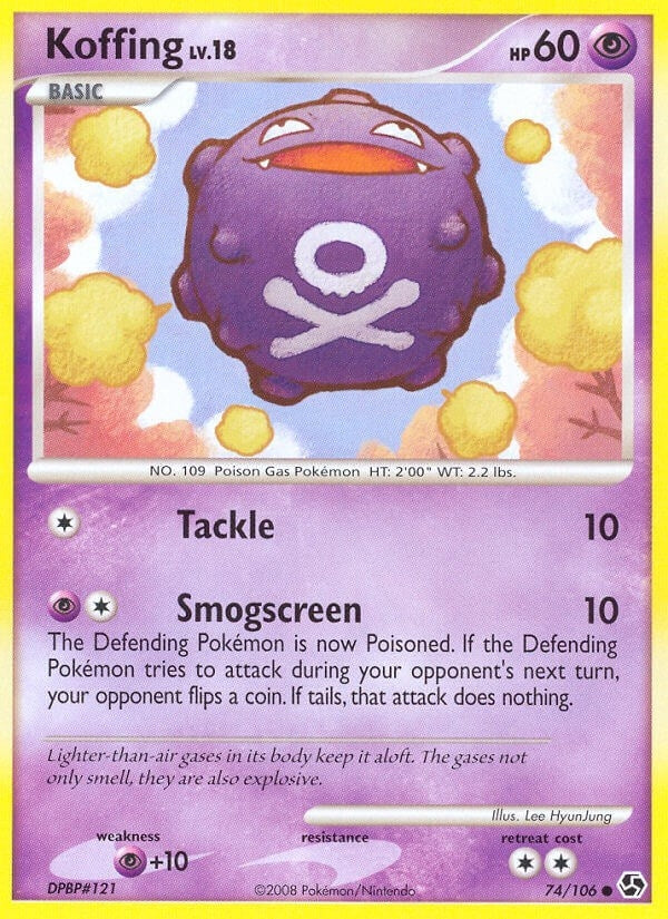 Image for Koffing (74/106) (Great Encounters) - Pokemon