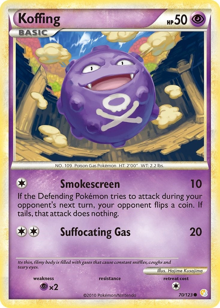 Image for Koffing (70/123) (HeartGold SoulSilver) - Pokemon
