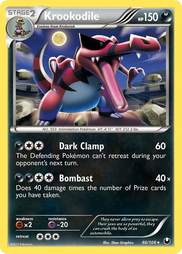 Image for Krookodile (66/108) (Dark Explorers) - Pokemon