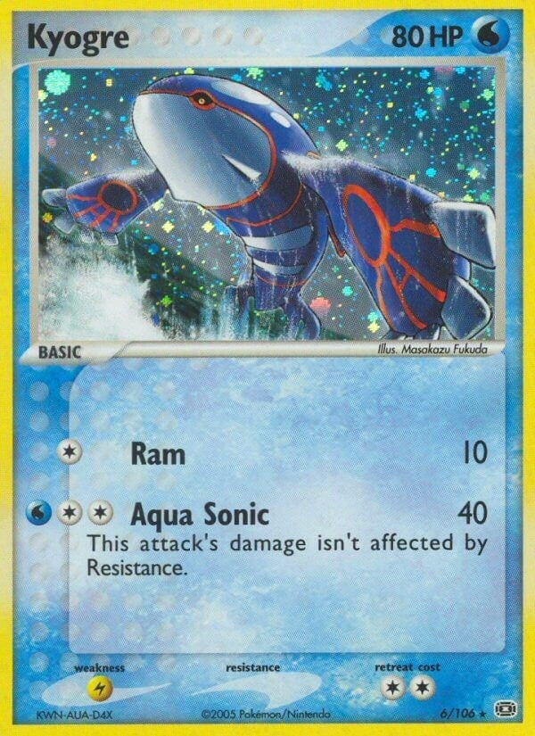 Image for Kyogre (6/106) (Emerald) - Pokemon
