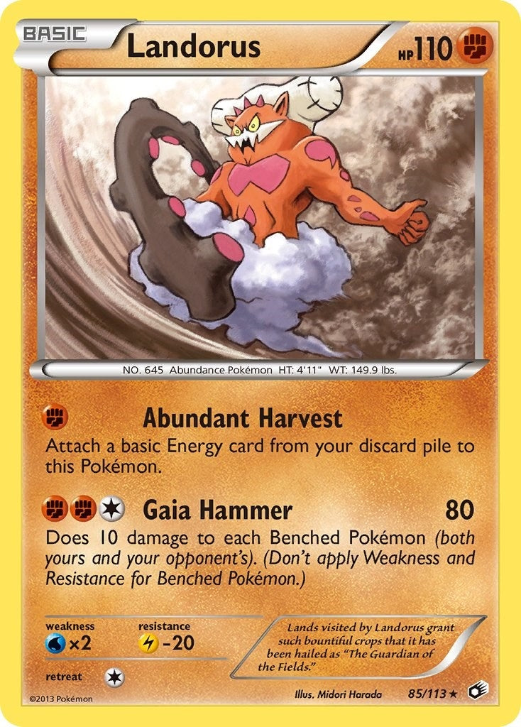 Image for Landorus (85/113) (Legendary Treasures) - Pokemon