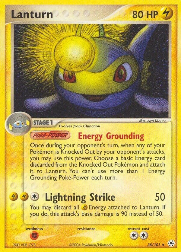 Image for Lanturn (38/101) (Hidden Legends) - Pokemon