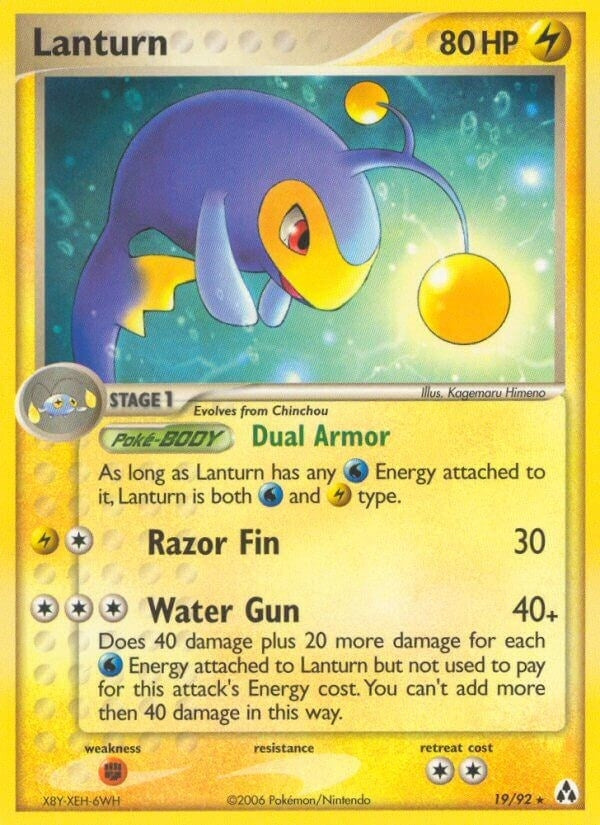 Image for Lanturn (19/92) (Legend Maker) - Pokemon
