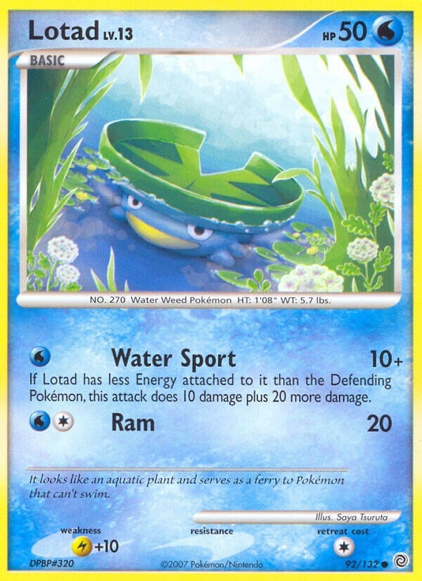 Image for Lotad (92/132) (Secret Wonders) - Pokemon