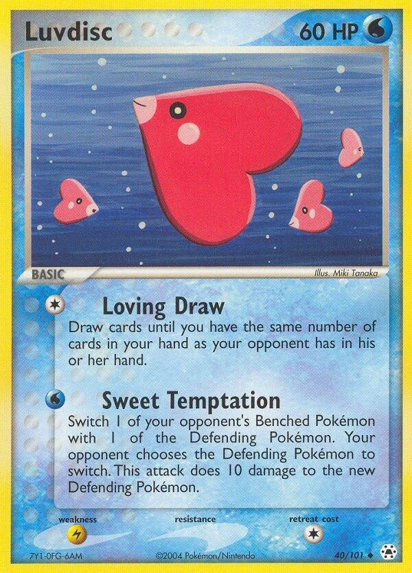 Image for Luvdisc (40/101) (Hidden Legends) - Pokemon