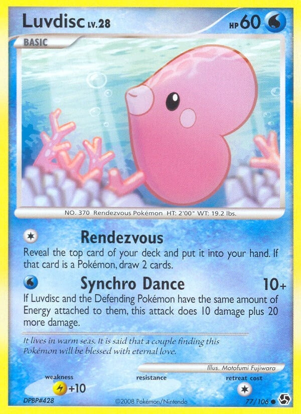 Image for Luvdisc (77/106) (Great Encounters) - Pokemon